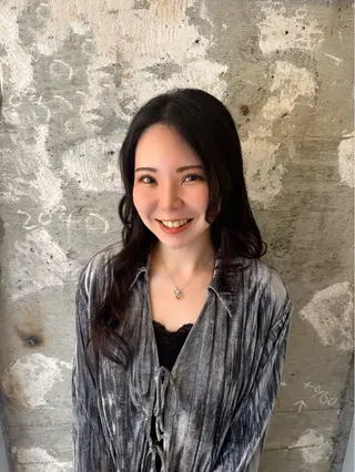 ロング 落合 智登世/ カラーモデル募集中のヘアスタイル