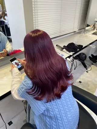 カラー ♥️韓国/ガーリー 暖色misa♥️のヘアスタイル