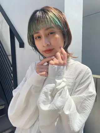 ミディアム 🍃透明感スタイル ｙｕ-ｋａ🍃のヘアスタイル