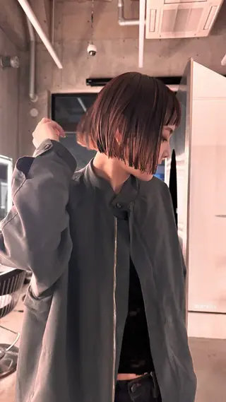 ショート カラー saki/メンズパー マ・デザインカラーのヘアスタイル