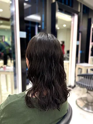 ミディアム パーマ ボブ・ショート 🌻Yurinaのヘアスタイル