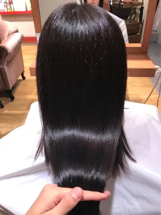 ロング カラー パーマ ヘアアレンジ メンズ キッズ ネイル マツエク・マツパ アティリー 西梅田のヘアスタイル