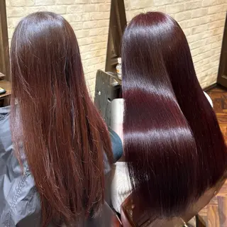 ロング カラー 🐺イノウエ サキ🐺のヘアスタイル