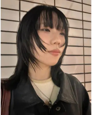 ミディアム デザインカット/ パーマ/nanaのヘアスタイル