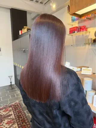 ロング カラー 上野 蒼太のヘアスタイル