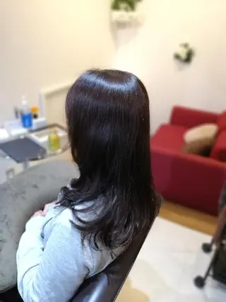 ロング カラー 北林 弘展のヘアスタイル