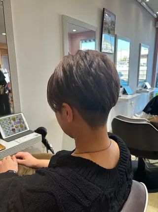 ショート カラー 奈那美🌸 韓国ヘア🌸透明感のヘアスタイル