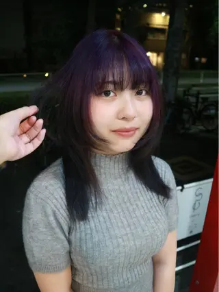 ミディアム ハイトーン/メンズ/ デザイン/梅田/ミユのヘアスタイル