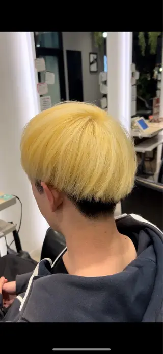 カラー メンズ 星加 理希のヘアスタイル