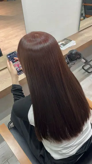 ロング カラー アイバ シュンのヘアスタイル