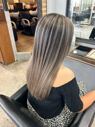 ロング SITY.天神大名【シティ】所属・🦋mamiya🦋 カットモデル募集のヘアスタイル