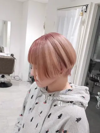 ショート カラー E Komo hair所属・Wow❕E Komo hair 永井一輝のヘアスタイル