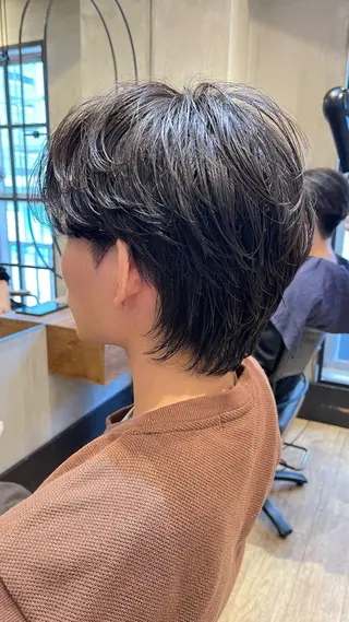 ショート パーマ メンズ amie高崎所属・高崎メンズパーマ 髪質改善TAKEのヘアスタイル