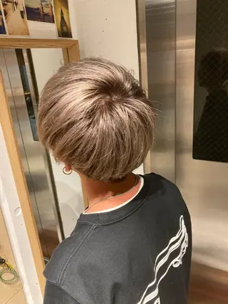 ショート 髪質改善韓国レイヤー カット内田智大のヘアスタイル