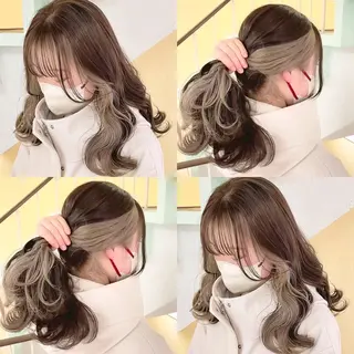 カラー 渋谷:インナーカラー ／🍒エリカ🍒のヘアスタイル