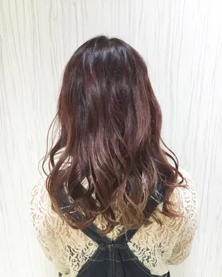 ミディアム セミロング カラー パーマ ヘアアレンジ ✨艶髪✨透明感✨ 山内大樹のヘアスタイル