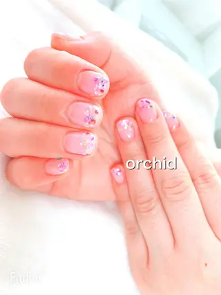 ネイル orchid ♡オーキッドのネイルデザイン