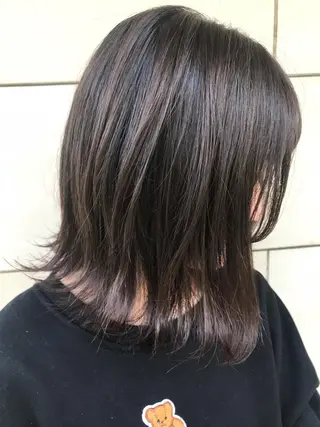 ミディアム 有馬ミク🌈 似合わせ美容師のヘアスタイル