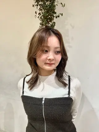 セミロング カラー モテhair♡.* ﾏﾂｴｸ/さくら🍨のマツエク・マツパデザイン