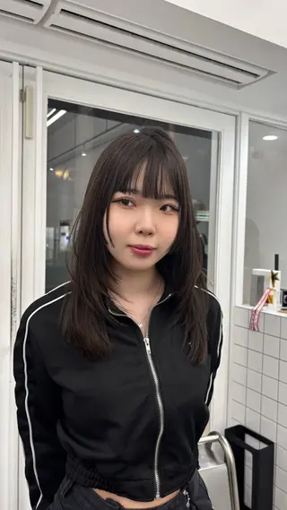 ロング AHNKISM所属・トレンド🌷 ボブ　パーマ🩰のヘアスタイル