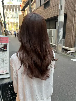 ロング カラー 髪質改善ストレート Kantaのヘアスタイル