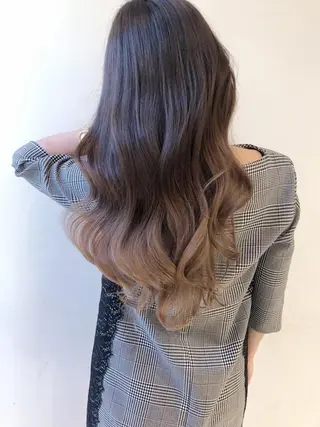 ロング カラー stair:case 武蔵小杉店所属・艶カラーリスト 牛込萌香のヘアスタイル