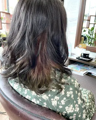セミロング カラー オーブヘア宇都宮店所属・大橋 綾子のヘアスタイル