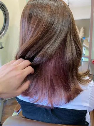 ミディアム カラー ブランシェ小幡駅前店 森樹のヘアスタイル