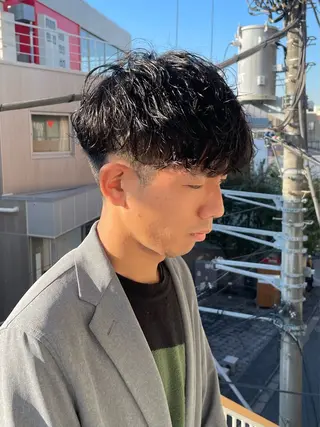 パーマ メンズ メンズモテパーマ💙 fuwaのヘアスタイル