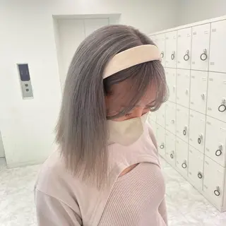 ミディアム カラー 暖色🩷透明感カラー ♡Maika♡のヘアスタイル