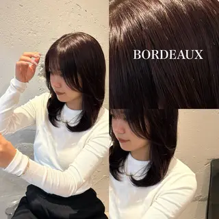 カラー 🩵透明感カラー/ 暗髪/YUNA🩵のヘアスタイル