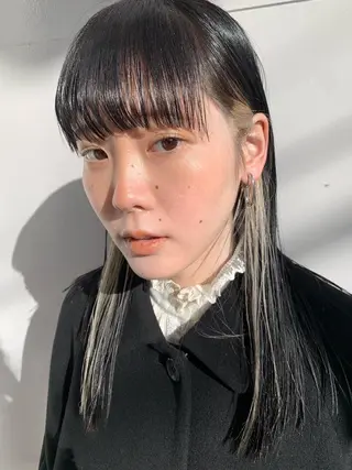 ミディアム ハイトーンNo.1✨ パーマ✨イマイタツヤのヘアスタイル