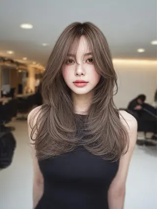 セミロング 生艶髪＆レイヤー🔔 渋谷お薦めNo.1✨のヘアスタイル