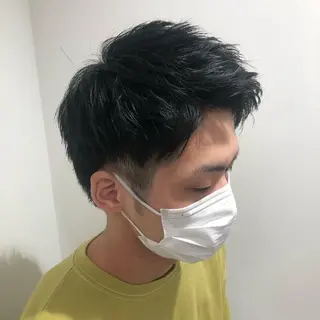 ショート カラー パーマ ヘアアレンジ メンズ パーソナルカラー合わ せたカラー🤍なつみのヘアスタイル