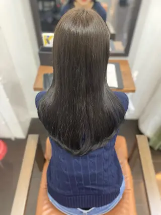 ロング カラー ヘアアレンジ 🍒ᩚ名駅/艶髪 縮毛矯正/あゆ🍒ᩚのヘアスタイル