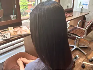 ミディアム 髪質改善トリートメント&ケアカラー MRN.新宿西口所属・👑MRN👑 HIROMIのヘアスタイル