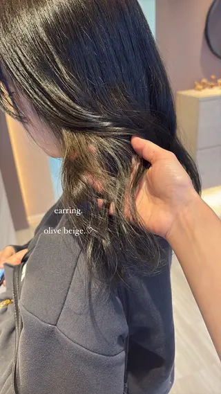 セミロング カラー 岐阜/各務原 スタイリスト🎀のヘアスタイル