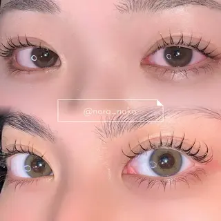 マツエク・マツパ NORAアイラッシュ 🩵NANAKOのマツエク・マツパデザイン