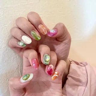 ネイル 新井 ひなののネイルデザイン