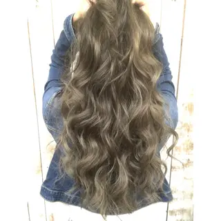 ロング カラー 井上 一平のヘアスタイル