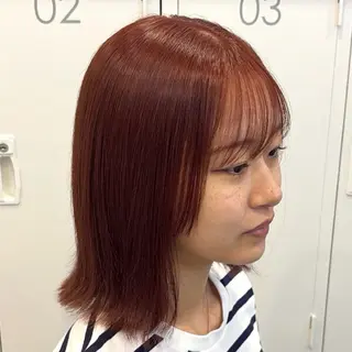 ミディアム 艶髪💫透明感/ Wカラー/レンのヘアスタイル