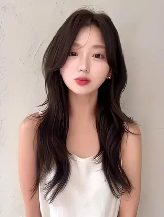 ロング カラーエクステ 大阪梅田徒歩7分のヘアスタイル