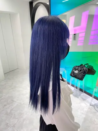 ロング カラー 🤍💕ブリーチカラ ーAyaka💕🤍のヘアスタイル