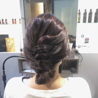 ロング カラー ヘアアレンジ stream1st所属・ツヤカラー 🕊️sayakaのヘアスタイル