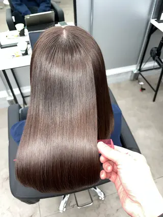 ロング カラー パーマ 🌈艶髪/髪質改善 新宿itouのヘアスタイル