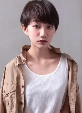 ショート カラー ヘアアレンジ ace share salon所属・桑原 祥のヘアスタイル