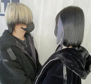 ロング カラー UNDER vr 【アンダーバー】のヘアスタイル