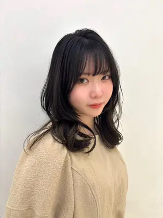 ミディアム 🫧透明感カラー/ 青山瑞季🫧のヘアスタイル