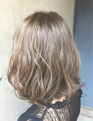 ミディアム カラー 髪質改善/レイヤー ストウシンゴのヘアスタイル