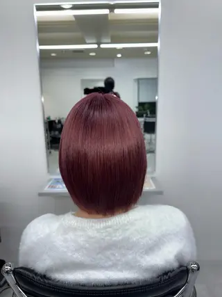 ショート カラー 韓国ヘア🇰🇷 /艶カラー/YUYAのヘアスタイル